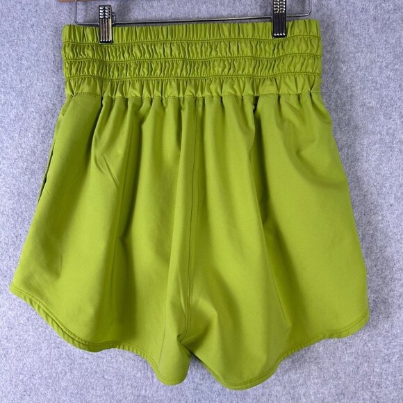 Nike One Shorts Women Medium Green Dri-Fit Ultra High Waist 3 Brief Lined Sport - Picture 10 of 10